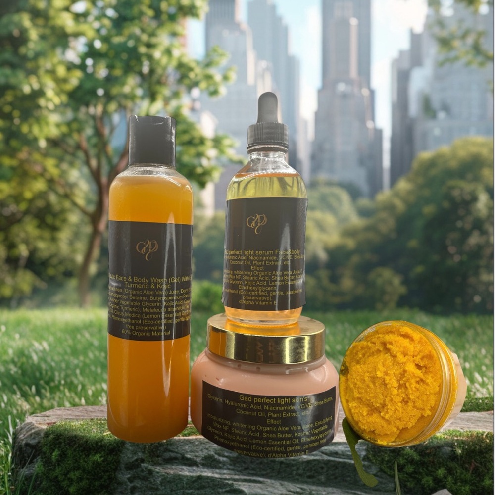 Orange & carroting Skincare for skin light & glowing
